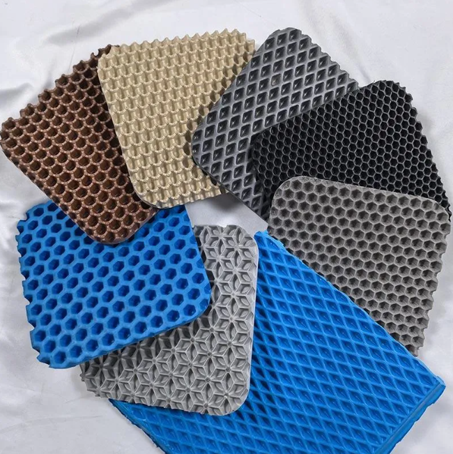 Multiple color options EVA honeycomb cat litter mats