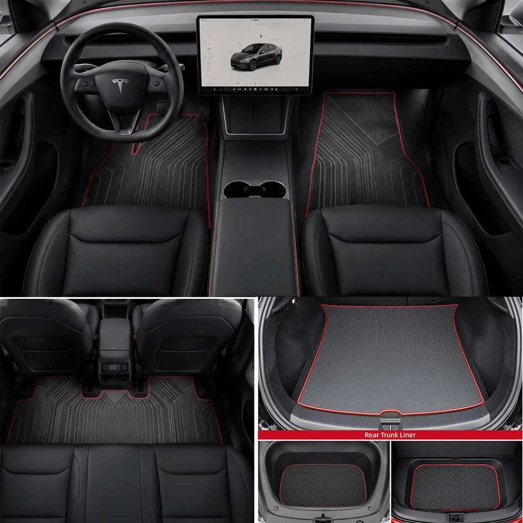 Tesla Model Y Juniper Floor Mats 2025-2026 | Latex 3D Mats