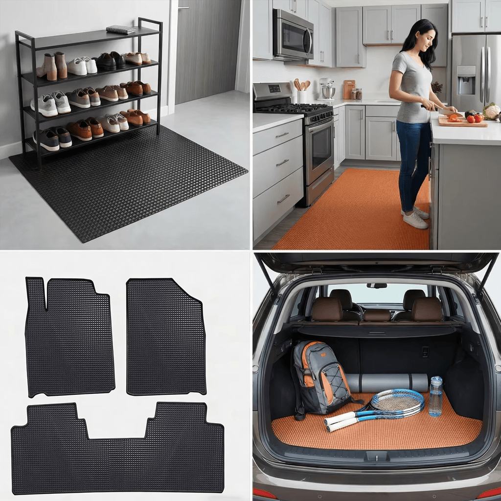 AT5015 PVC Car Floor Mat Roll | Cut to Fit Waterproof Mat