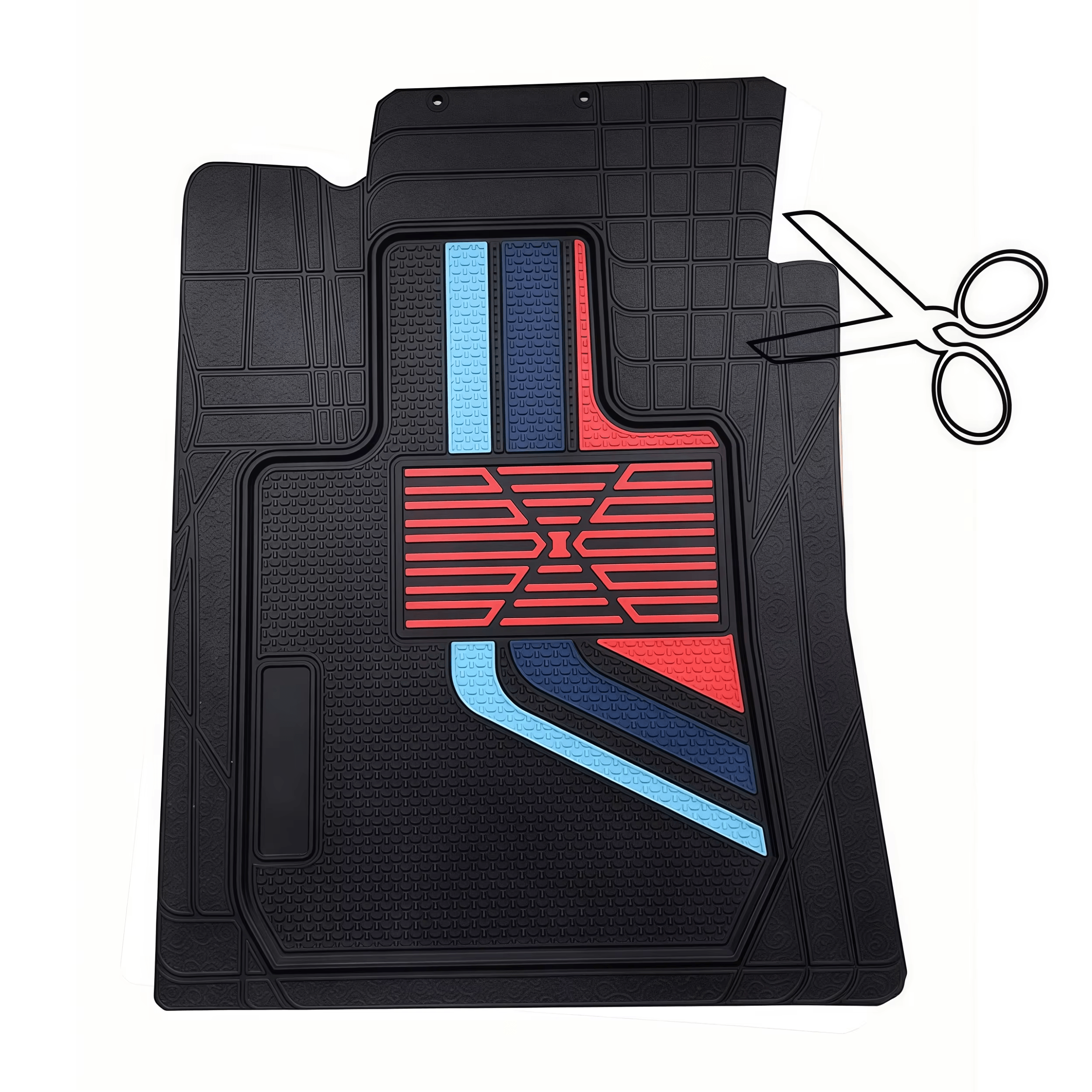 cutting universal rubber car floor mat