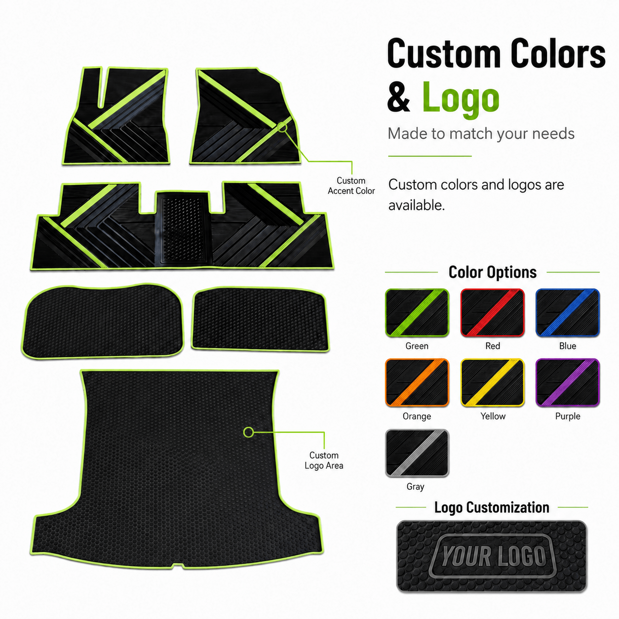 Tesla Model 3 Floor Mats 2020-2026 | Waterproof Latex