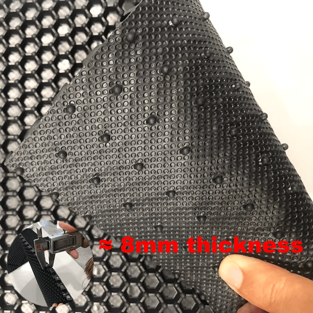 AT5023 PVC Car Floor Mat Roll Material - Honeycomb Texture