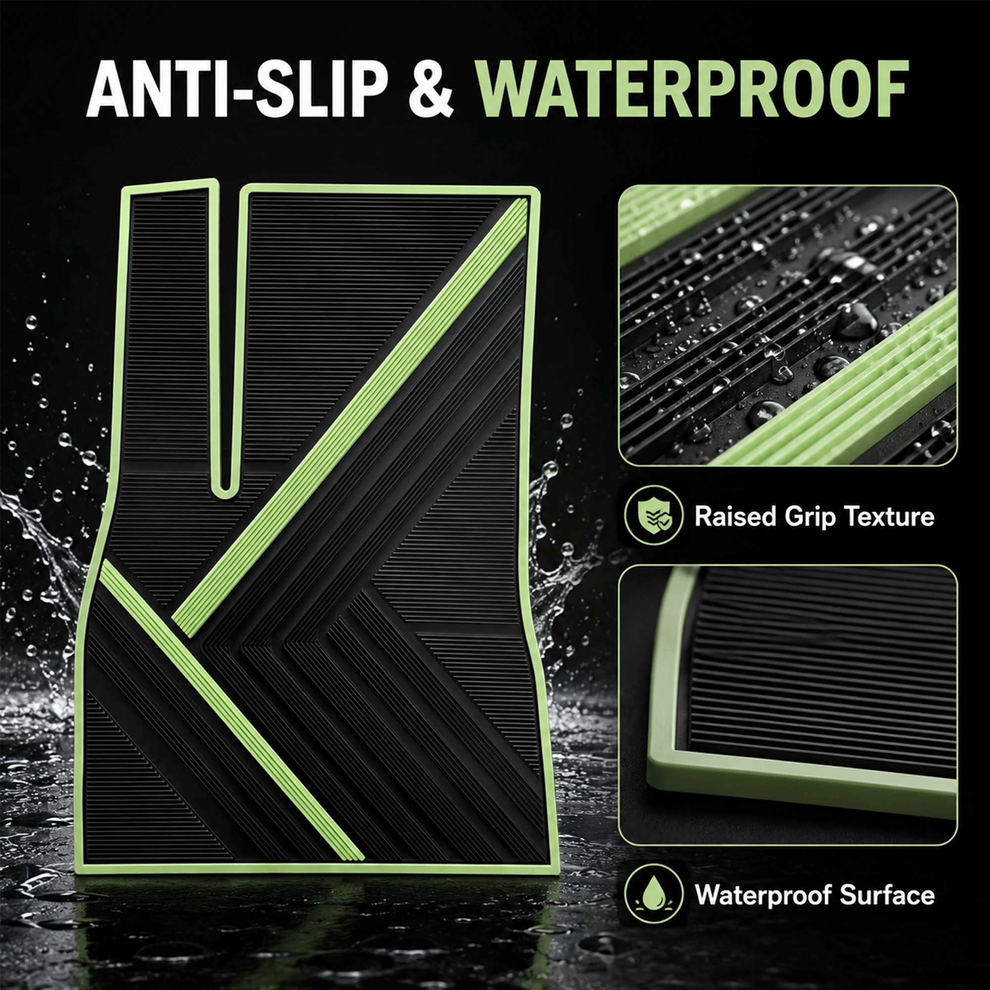 Tesla Model 3 Floor Mats 2020-2026 | Waterproof Latex