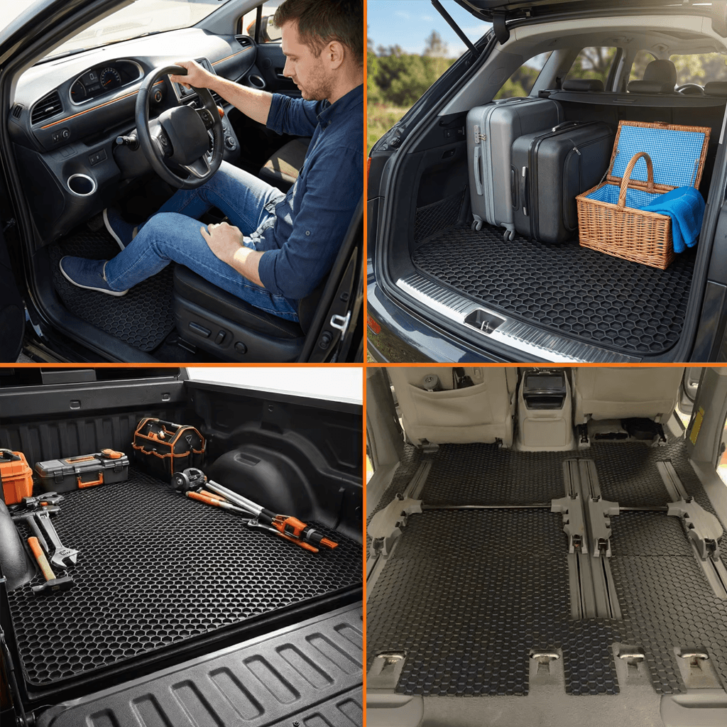 AT5021 PVC Car Floor Mat Roll Material– Anti-Slip Easy Clean