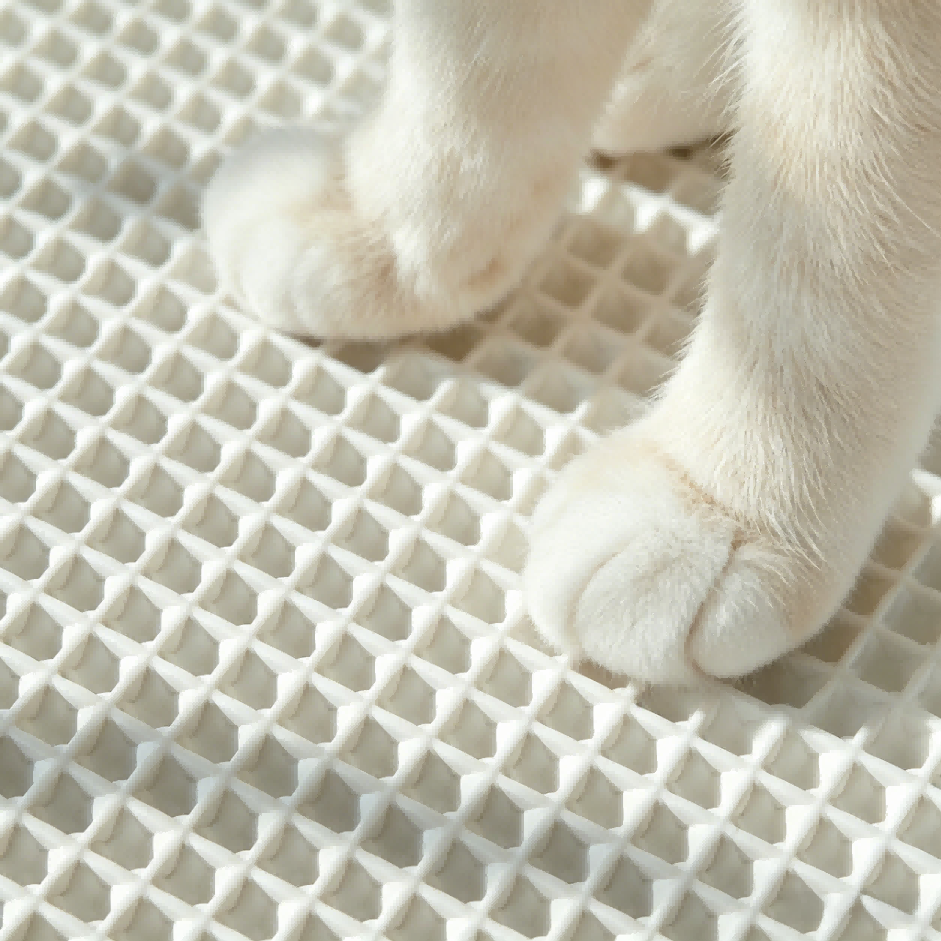 Eco-Friendly PVC Cat Litter Mat ODM Case 
