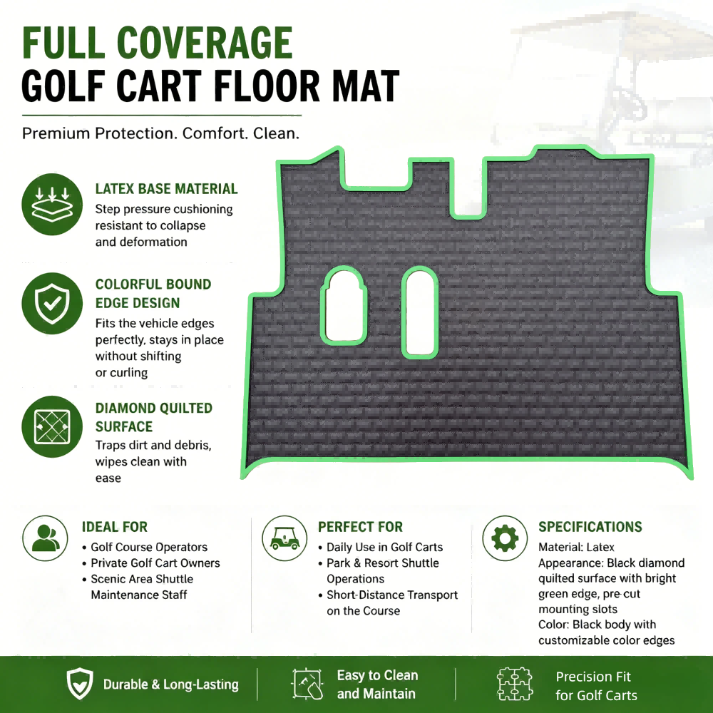 Custom Mold Process for E-Z-GO RXV Golf Cart Latex Floor Mats-7