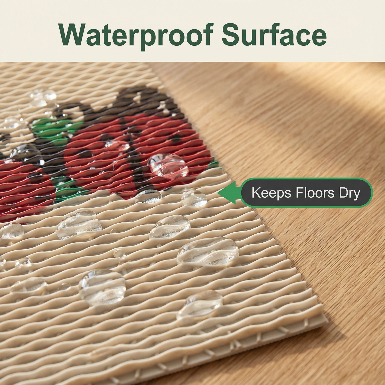 Superior Dirt and Moisture Trapping Efficiency
