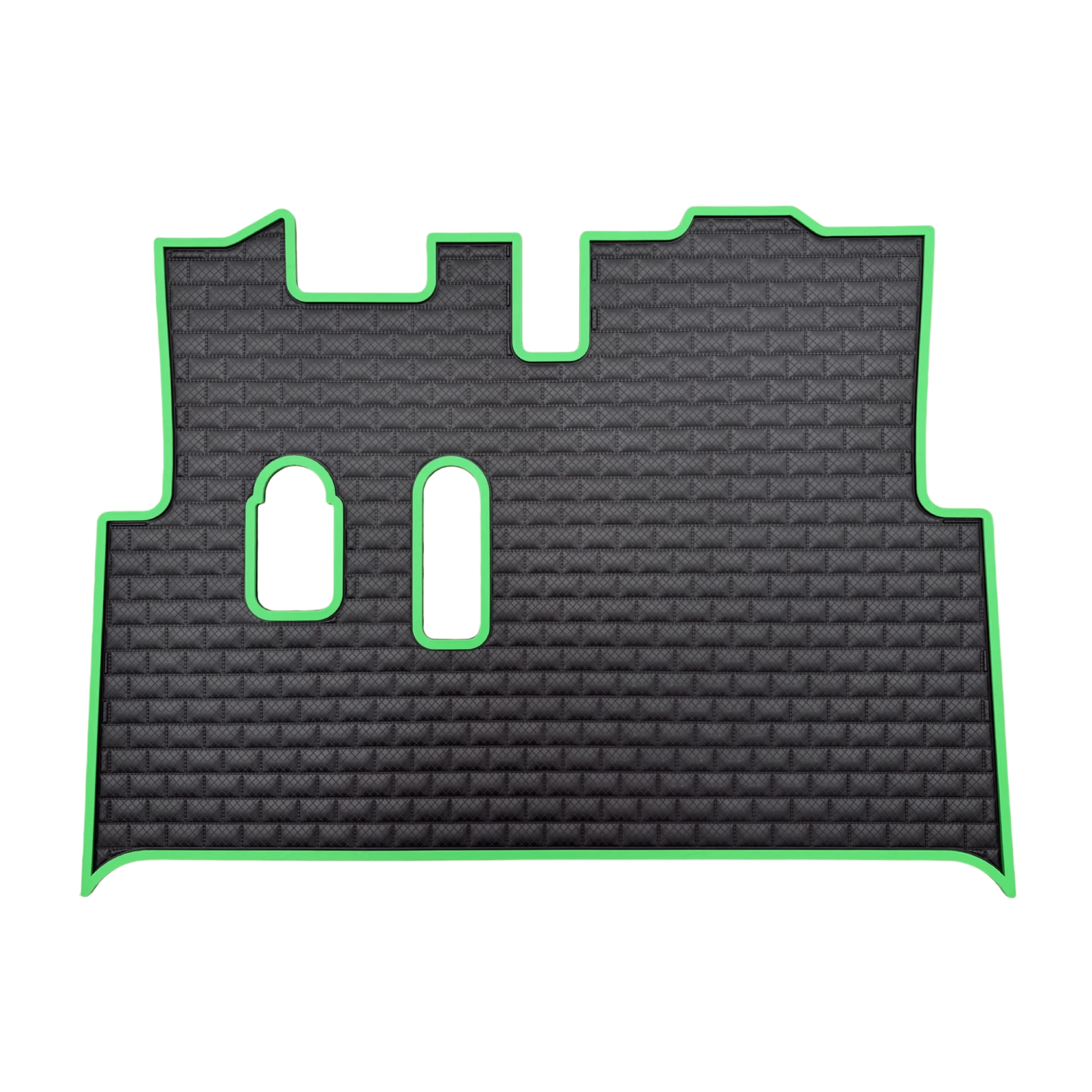 Golf Cart Floor Mat | Waterproof Rubber Grid Texture Mat