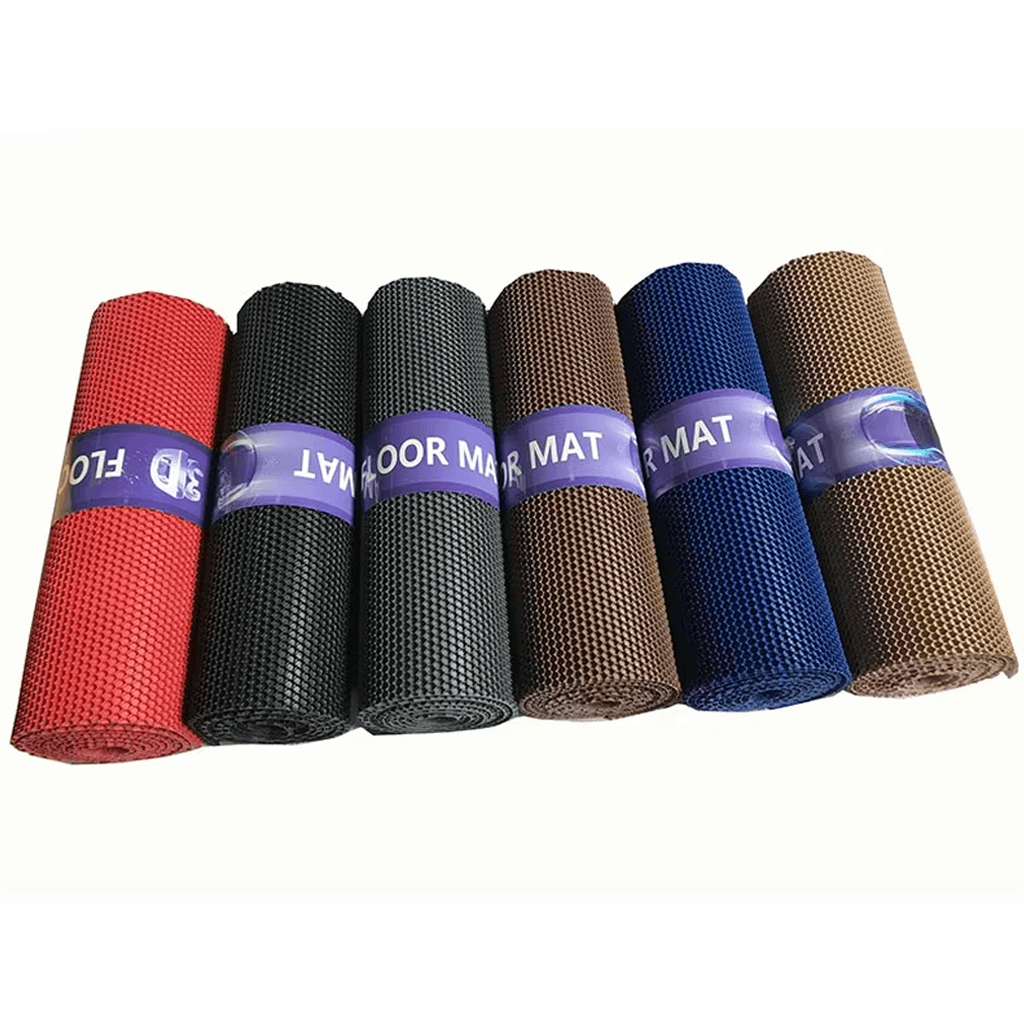 AT5023 PVC Car Floor Mat Roll Material - Honeycomb Texture