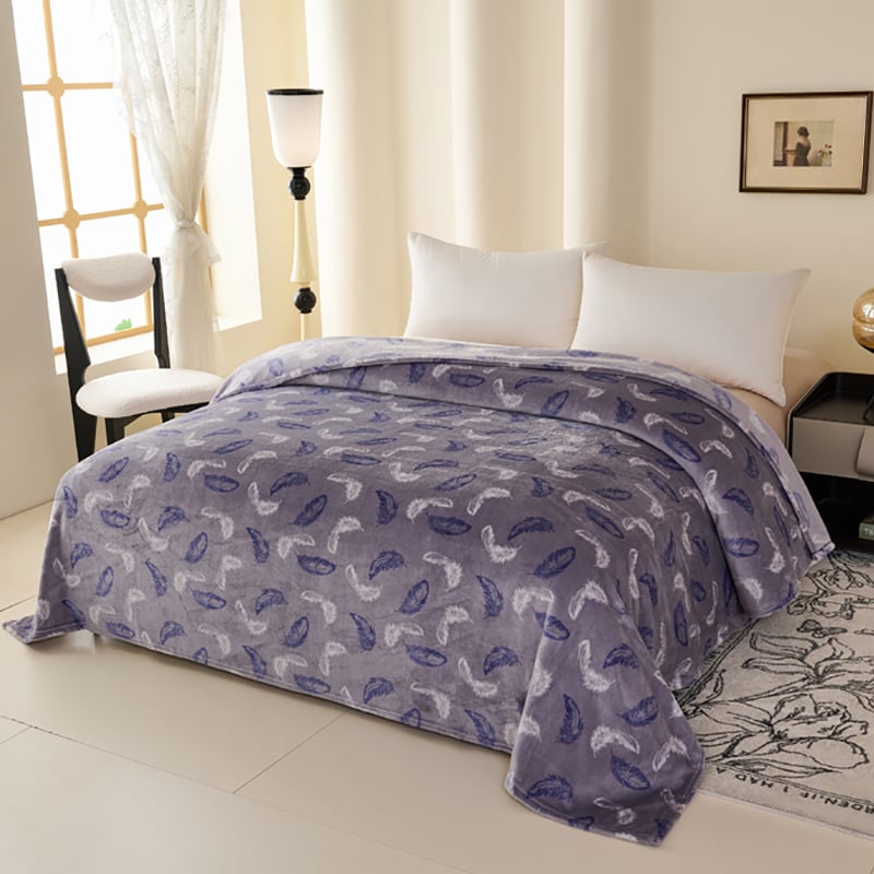 PRINTED FLANNEL FLEECE BLANKET