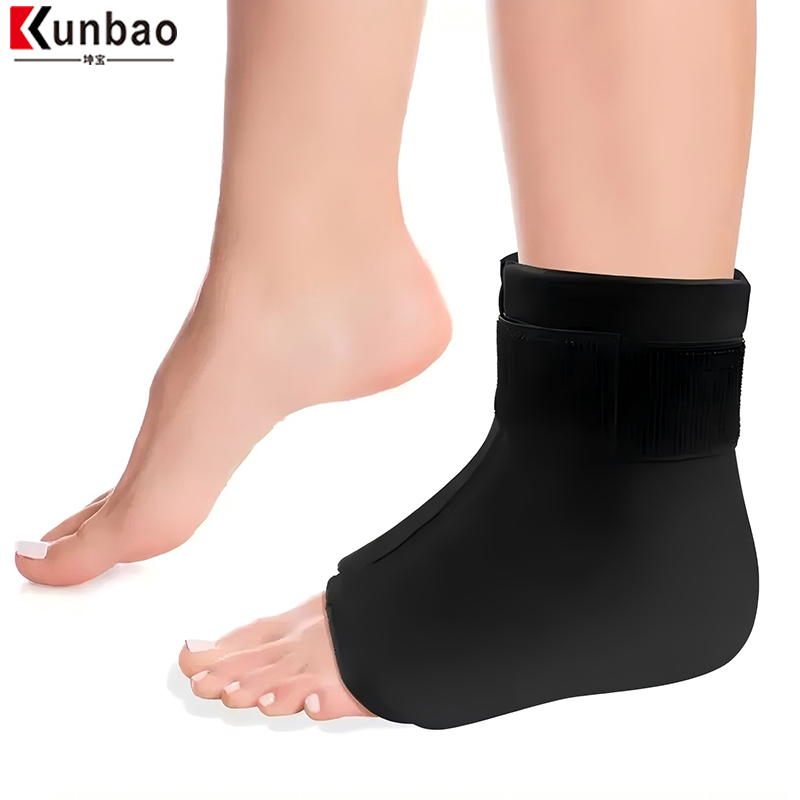 Multi Colors Reusable and Flexible Hot and Cold Therapy Ankle Foot Gel Ice Pack Wrap for Injury Plantar