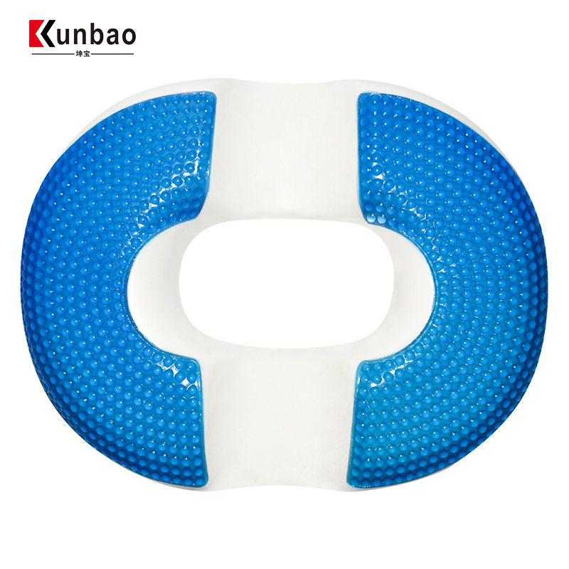 Hip Coccyx Massage Car Gel Cooling Seat Cushion 3D Honeycomb Cool Breathable Cool Ice Silk Car Home Office Chair Gel Cushion