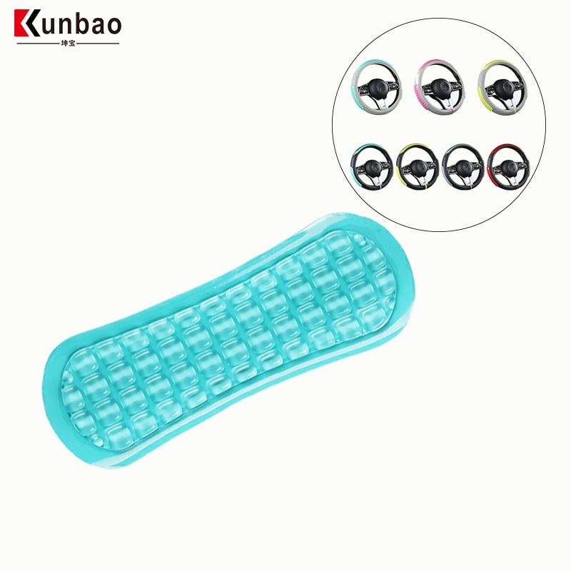 Summer Anti-Slip Steering Wheel Protector Multi Colors Ice Cold Steering Wheel Cooling Gel Pads for Car Steering Wheel Cover