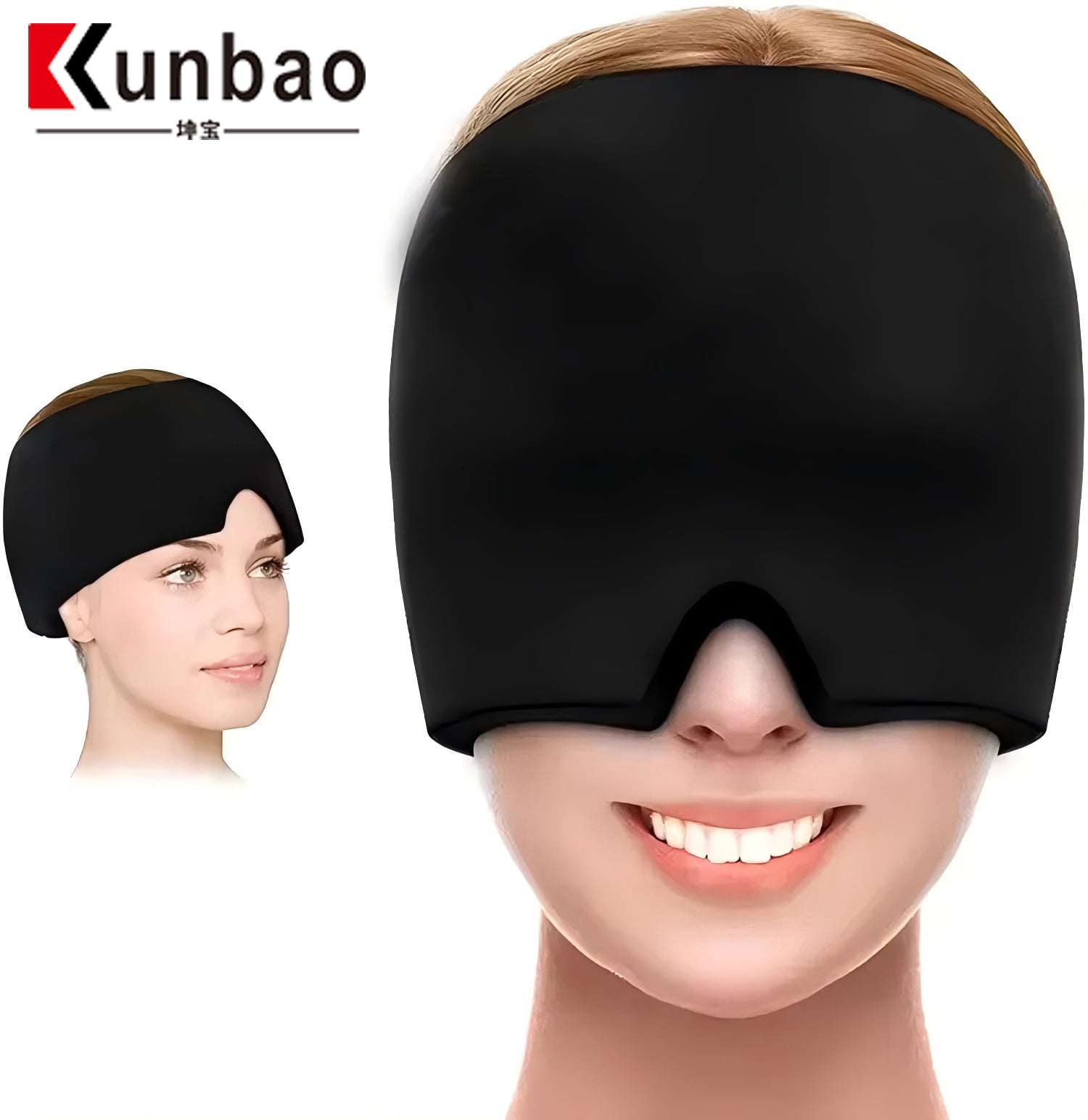 Healthcare Provider Reusable Cold Therapy Wearable Ice Pack Head Pack Headache Relief Cap Migraine Cap Mask