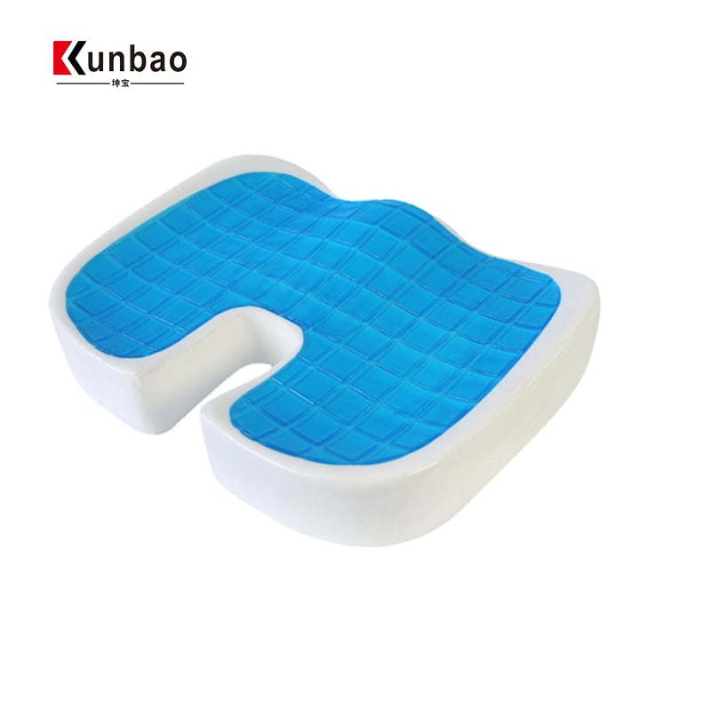 45*35*7*4cm High Density Memory Foam Gel U Shape Cooling Chair Cushion Seat Pad Memory Foam Seat Cushions for Office Chairs