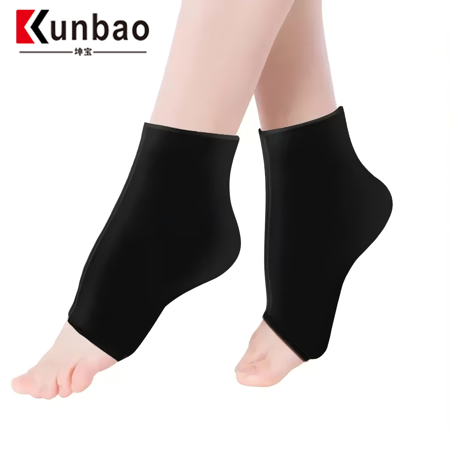 Sports Safety and Rehabilitation Heel Ice Pack Wrap Soft Solid Gel Socks Ankle Foot Ice Pack Wrap Injury