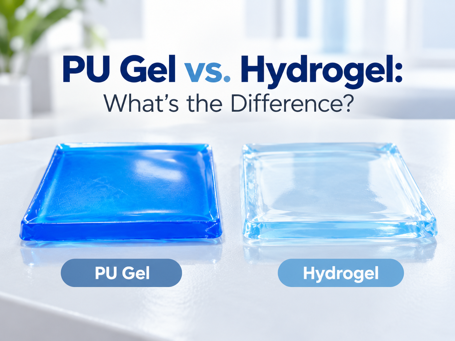 PU Gel vs. Hydrogel: What's the Difference?