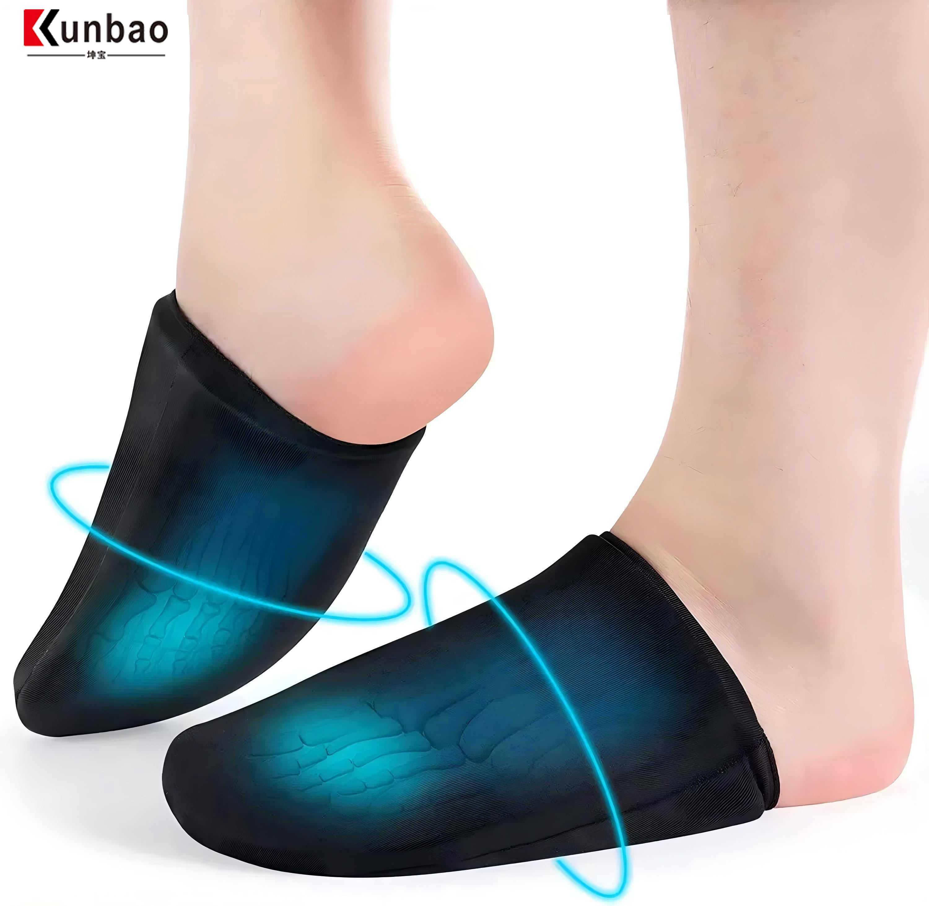 New Product OEM Reusable Hot Cold Therapy Flexible Ankle Foot Gel Cold Ice Pack for Injury Achilles Tendonitis