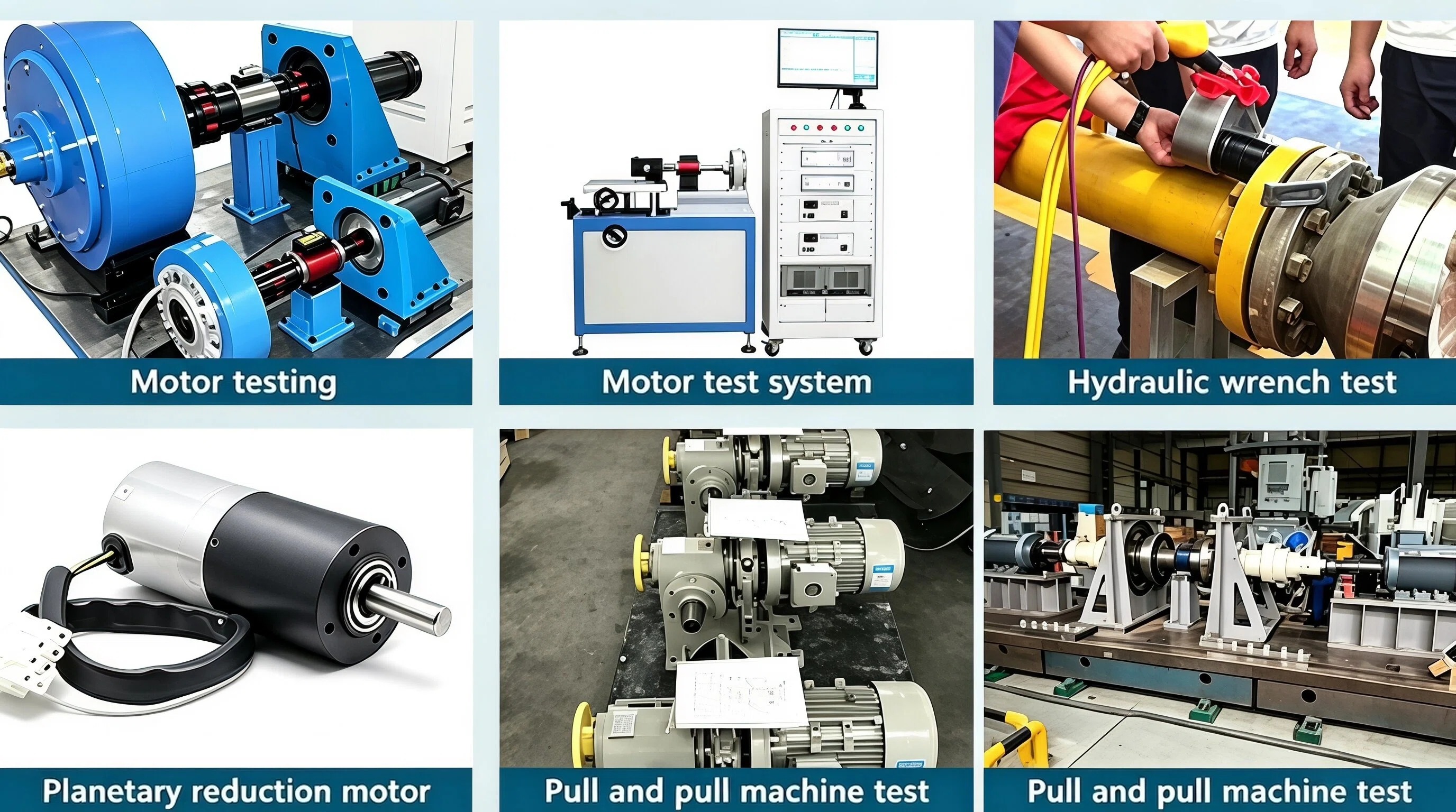 Multi-functional Motor Test System with Torque & Force Sensors