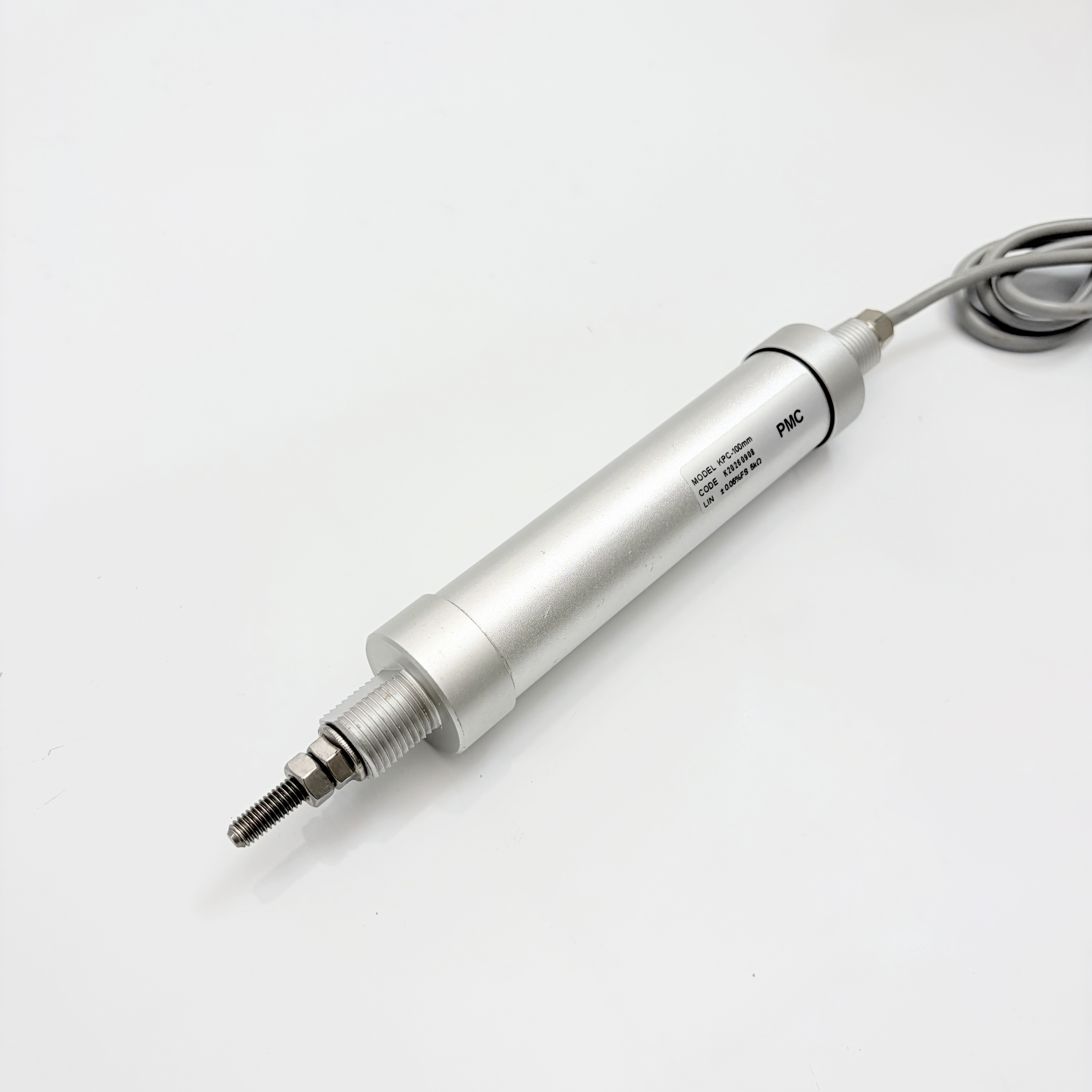 Linear Displacement Transducer with Both Ends Fish Eye Joint for Machine Position Detection and Motion Control