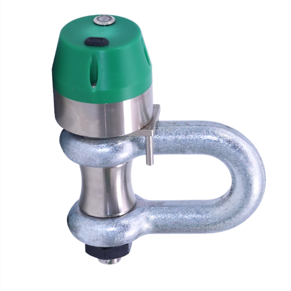 Large Capacity 2T-150T Wireless Shackle Load Cell Digital Weight Sensor Alloy Steel IP67 Waterproof 0.03% Accuracy Crane