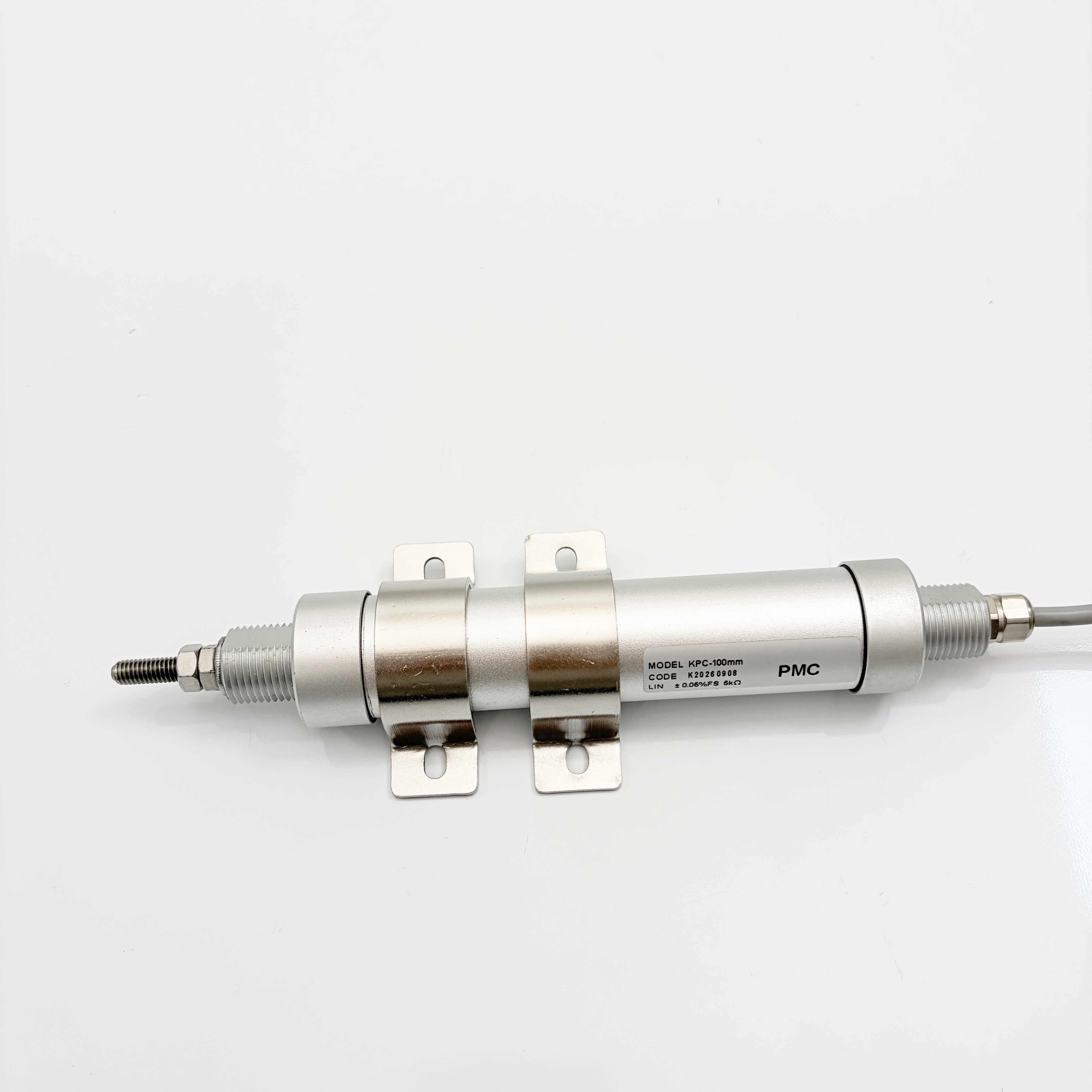 Linear Displacement Transducer with Both Ends Fish Eye Joint for Machine Position Detection and Motion Control