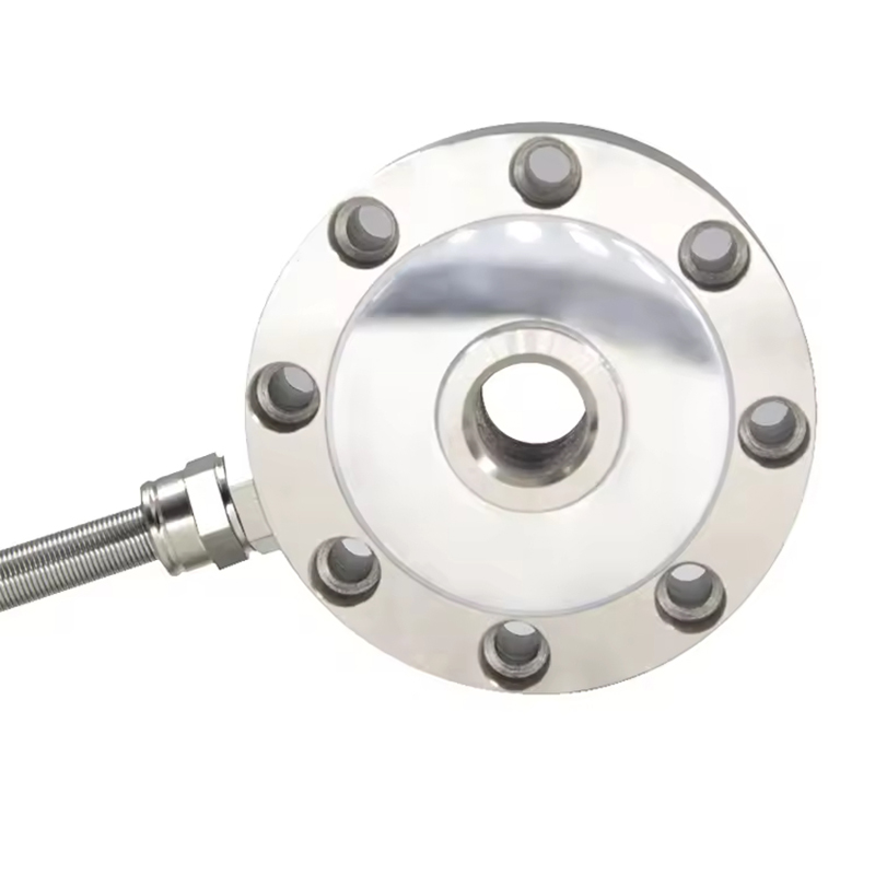 Pancake Type 20T High-Precision Tension Sensor Load Cell 0.03% Accuracy 5-30VDC Analog Output Compression Weighing Sensors