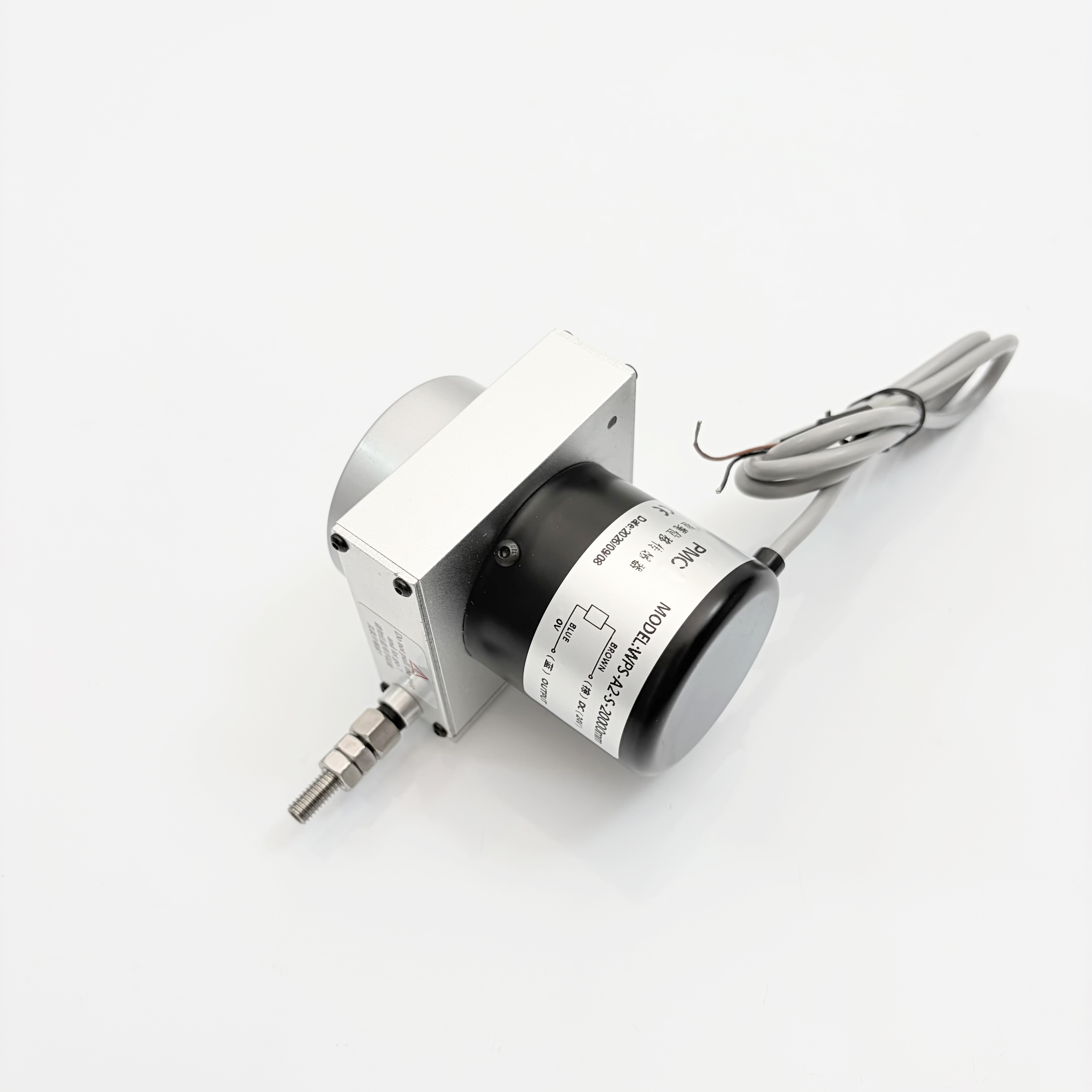 Small Size Type Pull Wire Displacement Sensor Linear Sensor 1200mm Linear Distance Measuring Sensor for Wind Power Generation