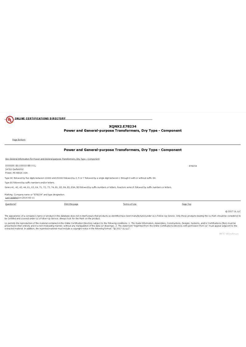 certification