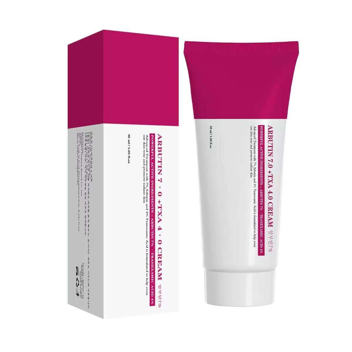Dropshipping Arbutin Skin Care Cream Supplier TXA Niacinamide Brightening Cream Fulfillment 50ml Moisturizing Cream