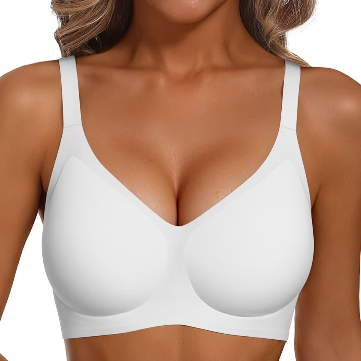 Dropshipping Deep V Support Push up Bralettes Full Coverage No Underwire Seamless Comfortable Everyday Bras for Women