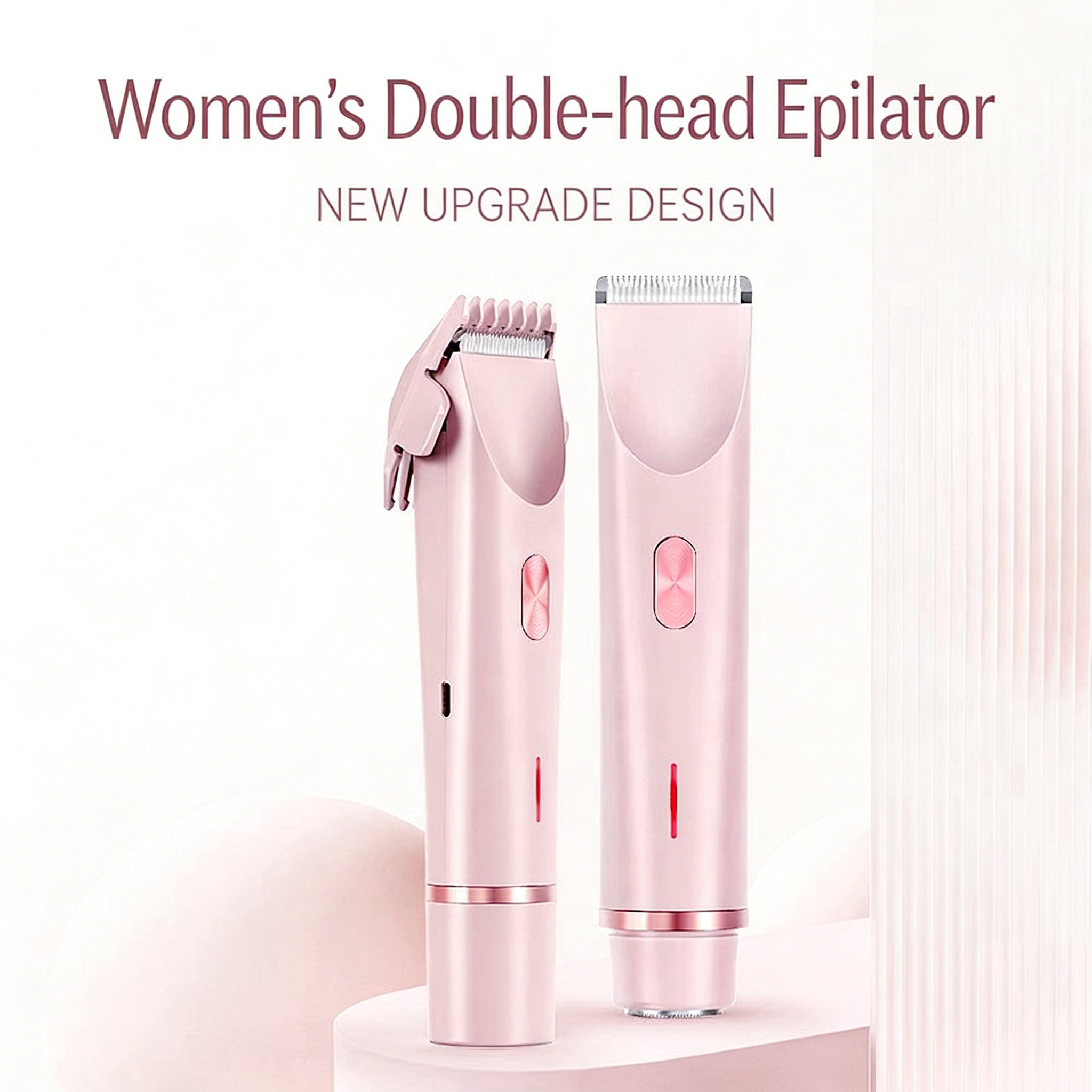 Dropshipping Electric Shaver for Women – USB Charging Portable IPX7 Waterproof Double Electric Trimmer Razor