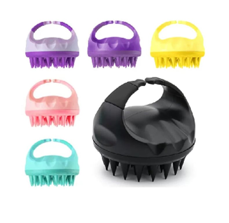 Hot Selling Dropshipping Silicone Shampoo Massage Hair Scalp Comb Brush Hair Shampoo Brushes Scalp Massager for Hair Growth