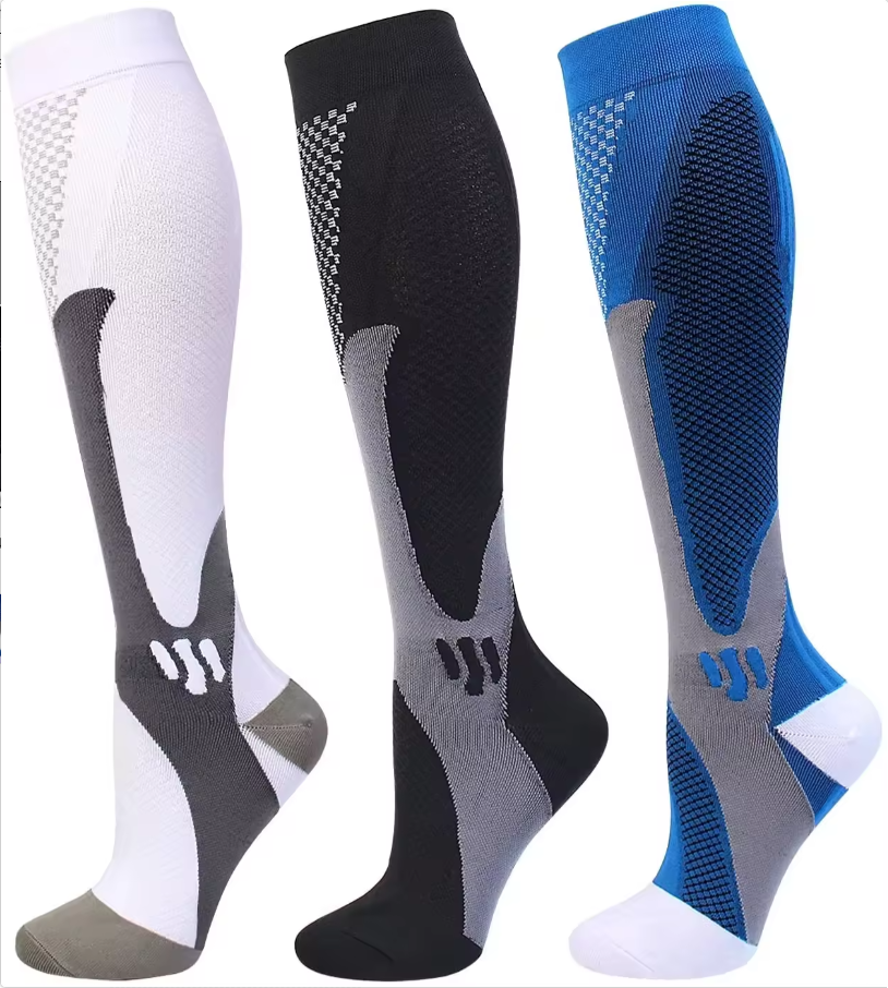 Dropshipping Custom Medical Sport Compression Socks Men 20-30 Mmhg Run Nurse Socks for Edema Diabetic Varicose Veins