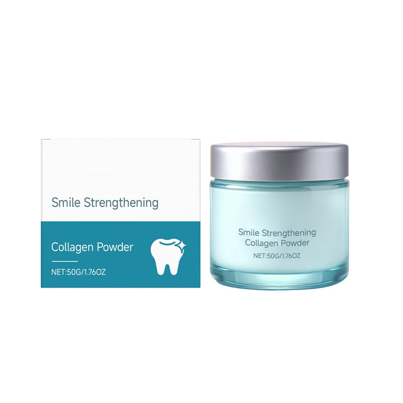 Dropshipping Custom Logo Collagen Dental Tooth Powder – Gentle Cleansing Formula for Brighter Smile and Oral Care