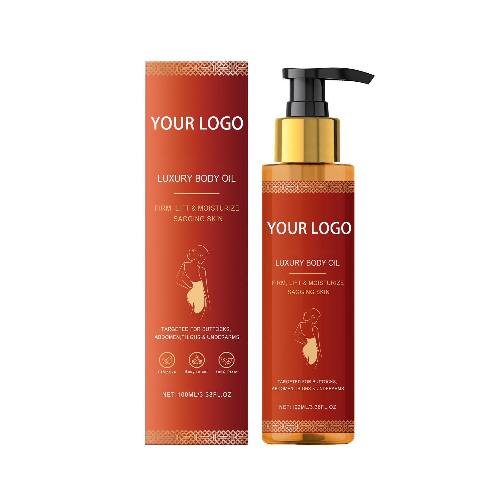 Dropshipping Custom Private Label Skin Care Product Moisturizer Body Massage Lotion Essential Oil Vendors