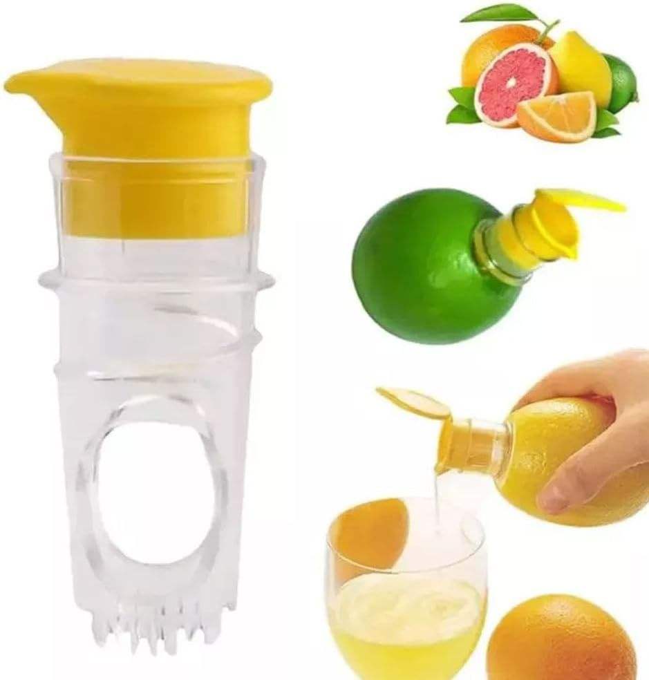 Dropshipping Portable Lemon Juices Squeezer Plastic Lightweight Reamer Washable Manual Juices Reamer Built In Filter For Home Travel