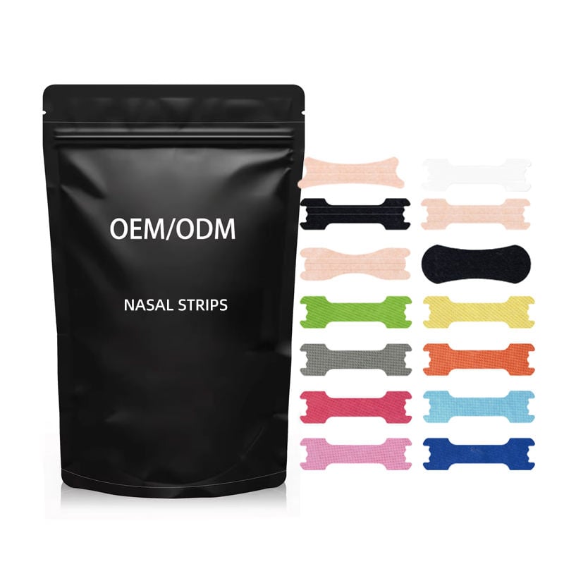 Dropshipping Hypoallergenic Cotton Mouth Tape Bamboo Cactus Silk Sleep Strip in Lip Shape for Sleeping