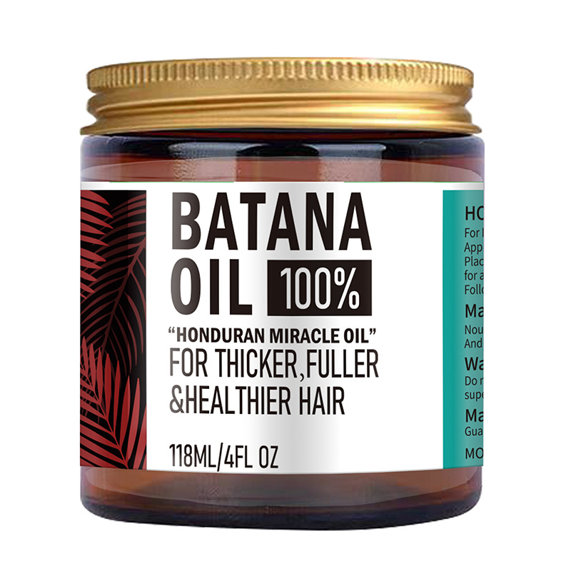 Dropshipping Wholesale Best Selling Organic Hair Strenghtening Growth Oil Cream 100 Percent Unrefined Pure Batana Oil for Hair Care