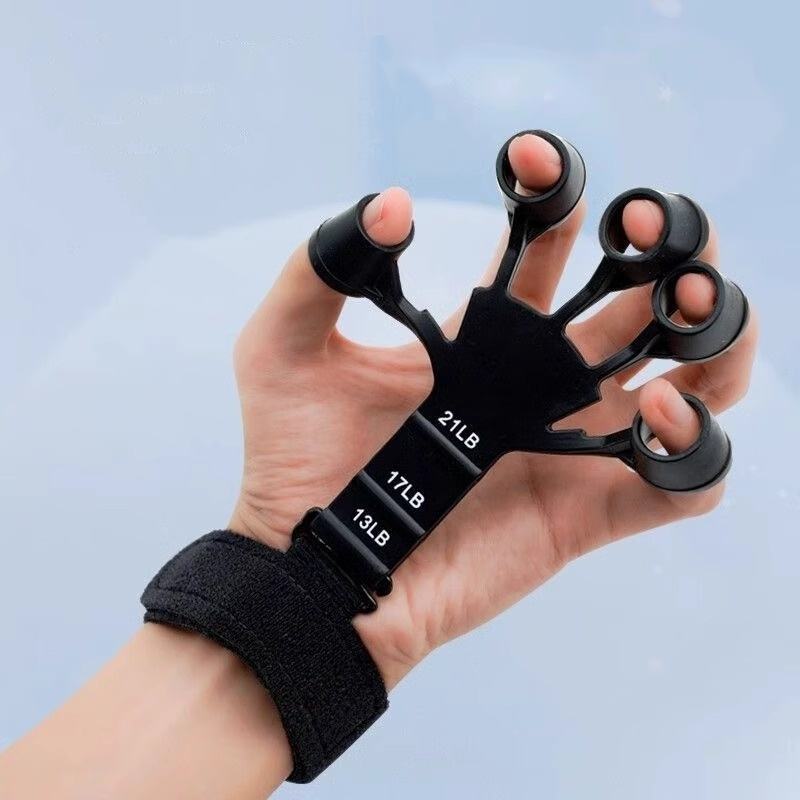 Dropshipping 2025 New Finger Hand Gripper Set Massage Ball Adjustable Hand Grip Strengthener Carpal Expand Forearm Exerciser Grip Strength Trainer