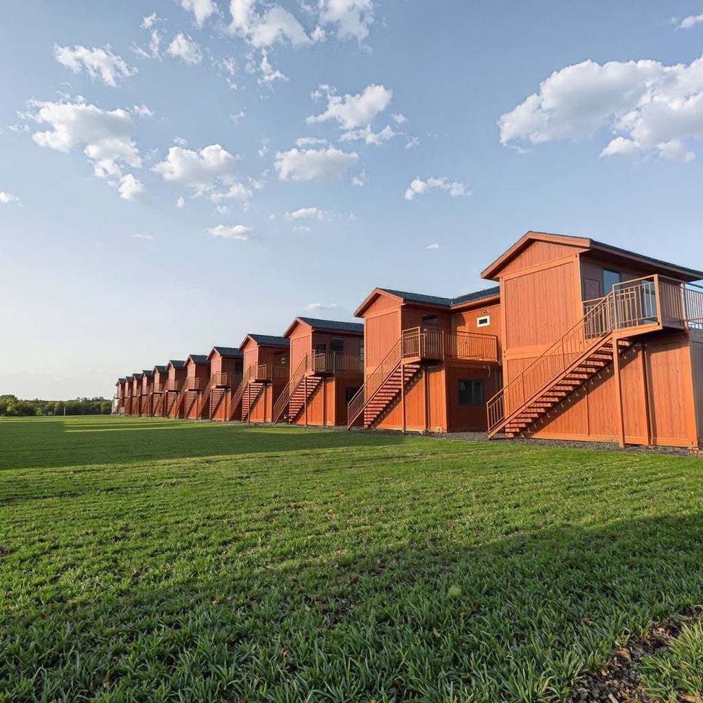 High Quality Container Home Modular Steel Flat Pack Container Hotel