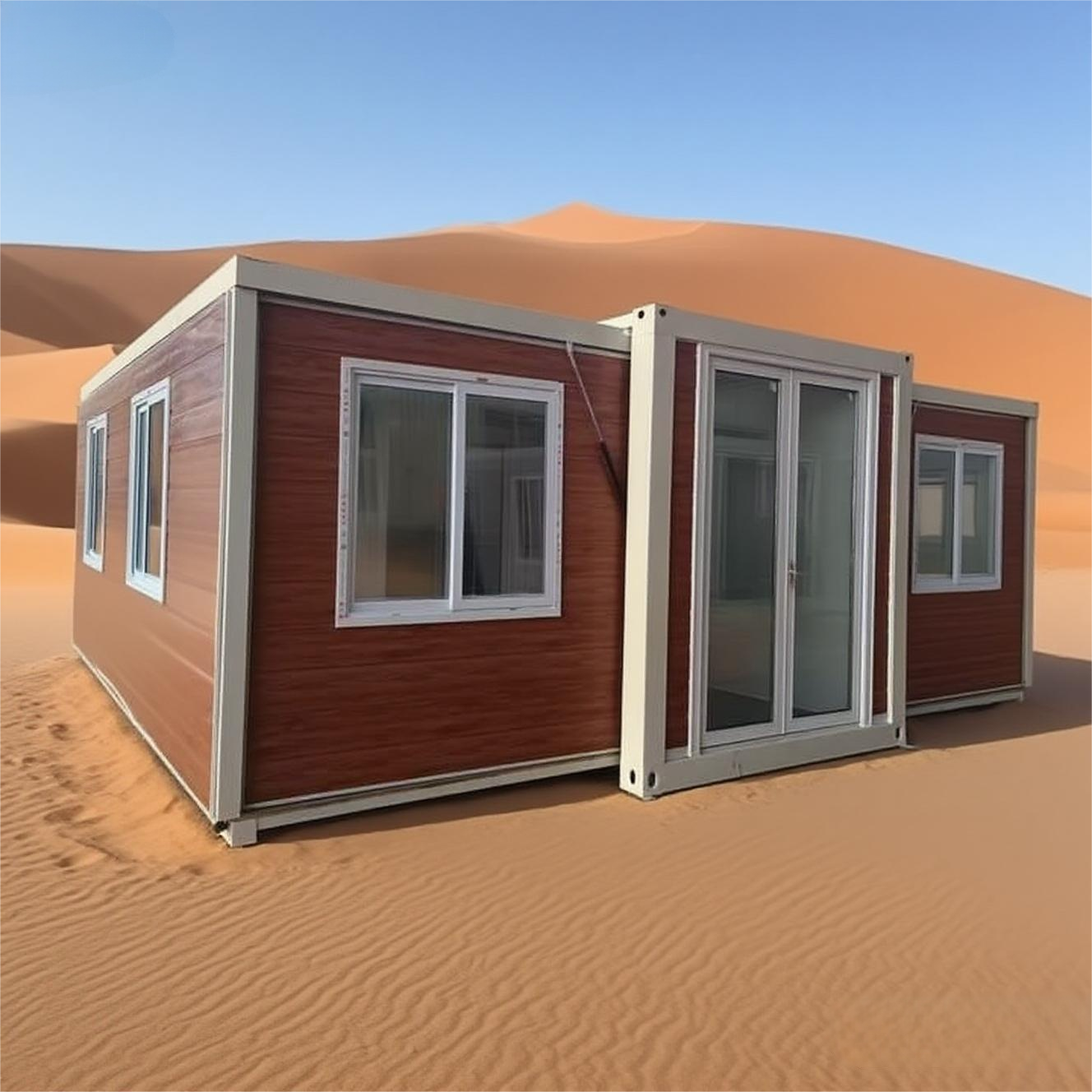 Modular Expandable Container house Luxury Prefab Expandable 2-3 Bedrooms Villa Hotel 