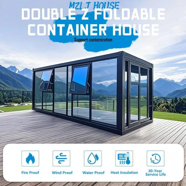 Características de las casas de contenedores plegables expandibles