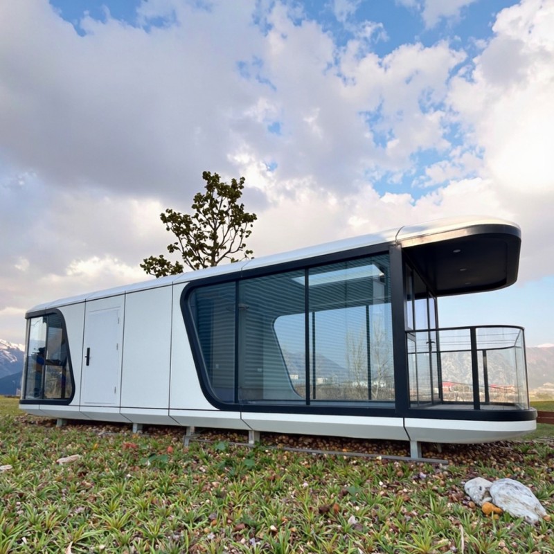 Hotel inteligente Móvil Capsula de sueño prefabricada espacial Impermeable para villa