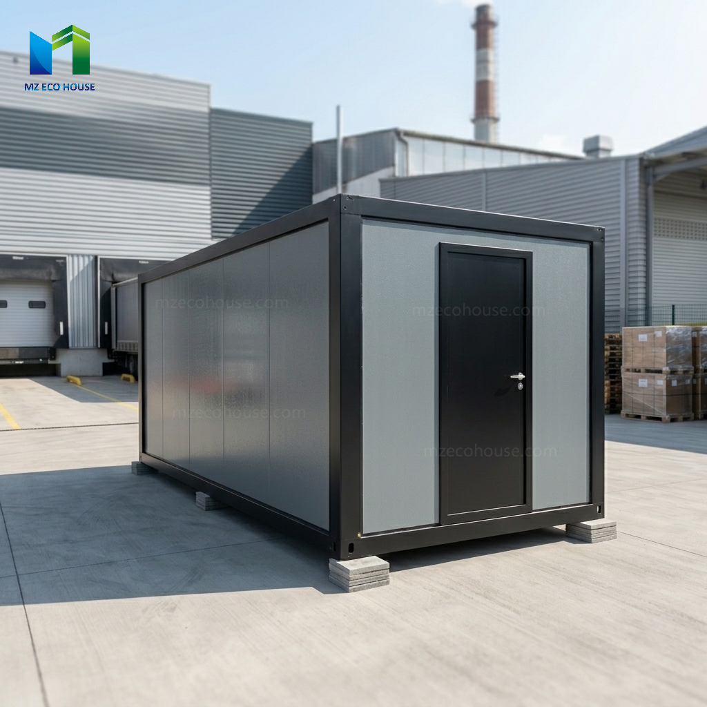 Maison-conteneur tout-en-un en style Z, dépliable, pour un hébergement temporaire et les chantiers