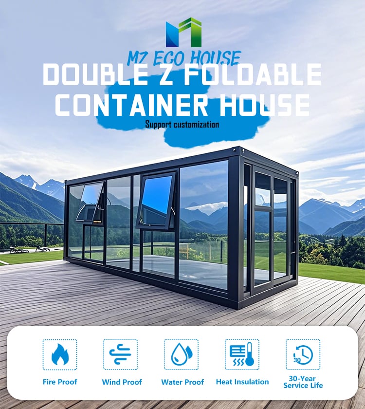 20-Foot Foldable Container House Prefabricated Eco Friendly Container