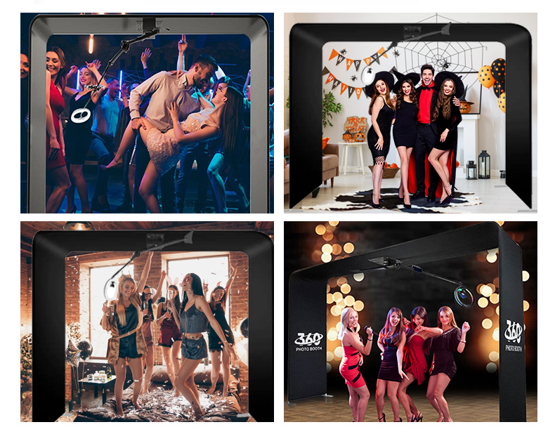 360 Photo Booth Enclosure Backdrop manufacture