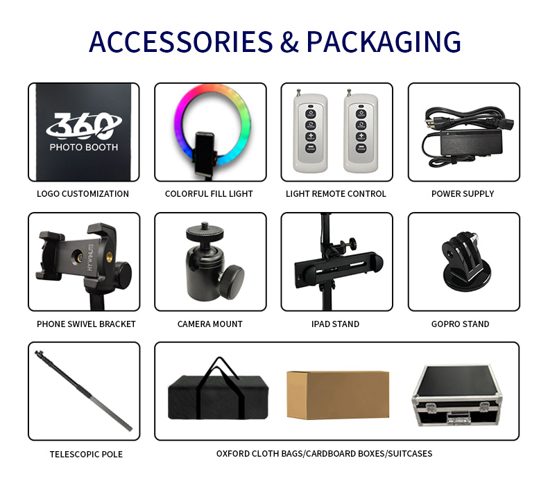 360 Photo Booth Enclosure Backdrop manufacture