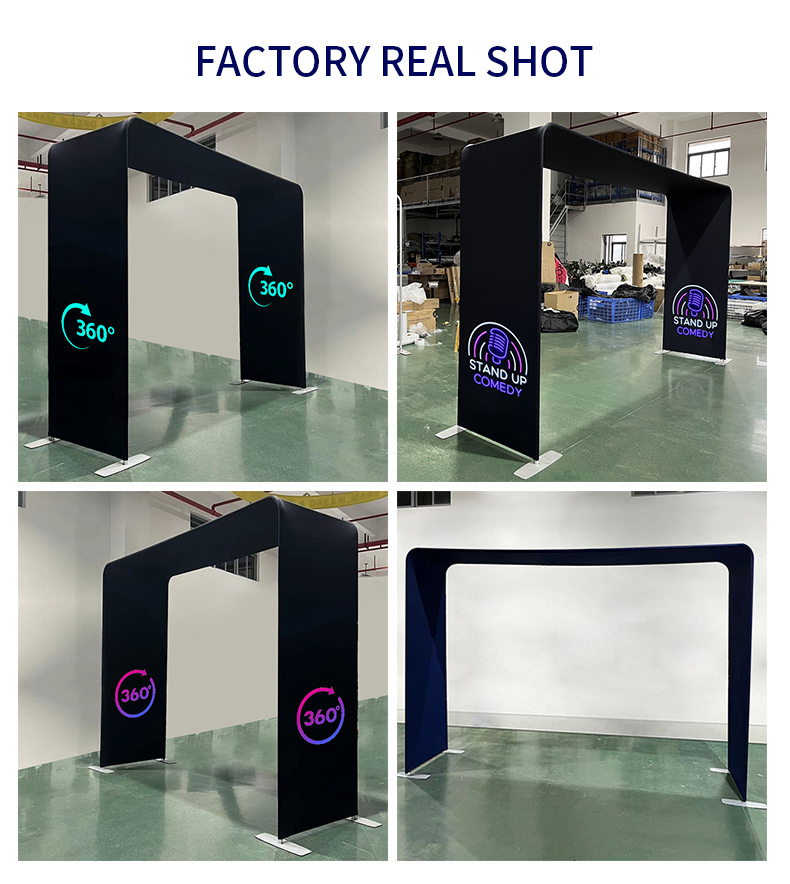 360 Photo Booth Enclosure Backdrop details