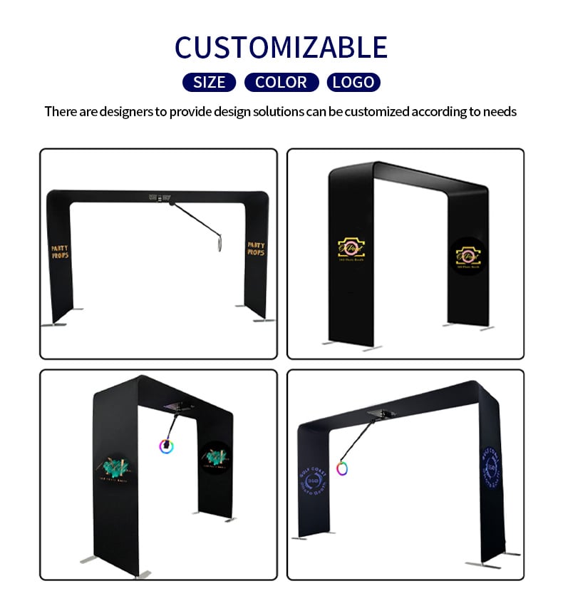 360 Photo Booth Enclosure Backdrop manufacture